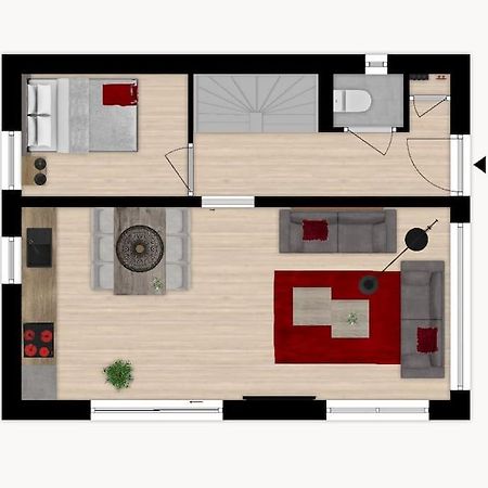 Vakantiewoning 1 Aan Zee, 400 Meter Van Het Strand Заутеланде Екстериор снимка