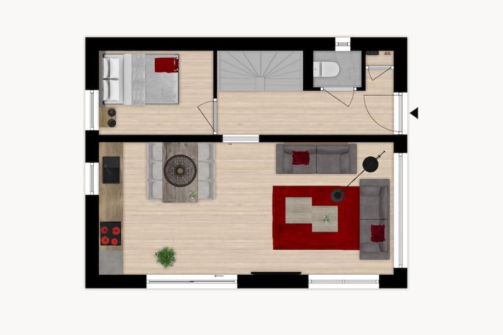 Vakantiewoning 1 Aan Zee, 400 Meter Van Het Strand Заутеланде Екстериор снимка